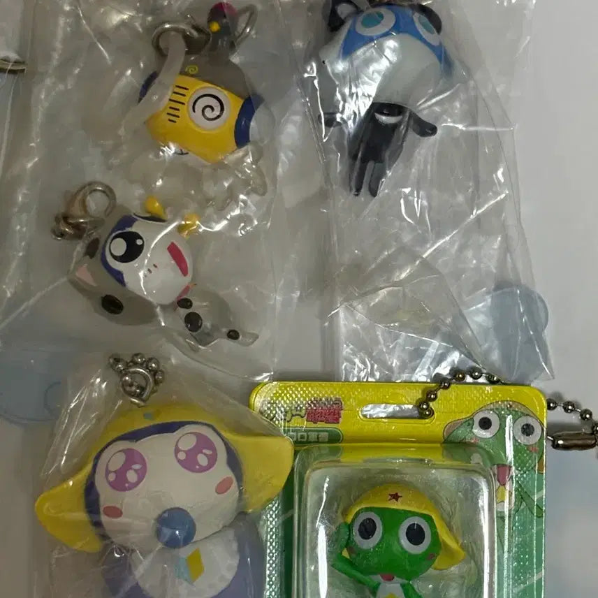 [BUNJANG] Sgt. Frog Figure Keychain Set / 케로로 중사 피규어 키링 일괄판매합니다