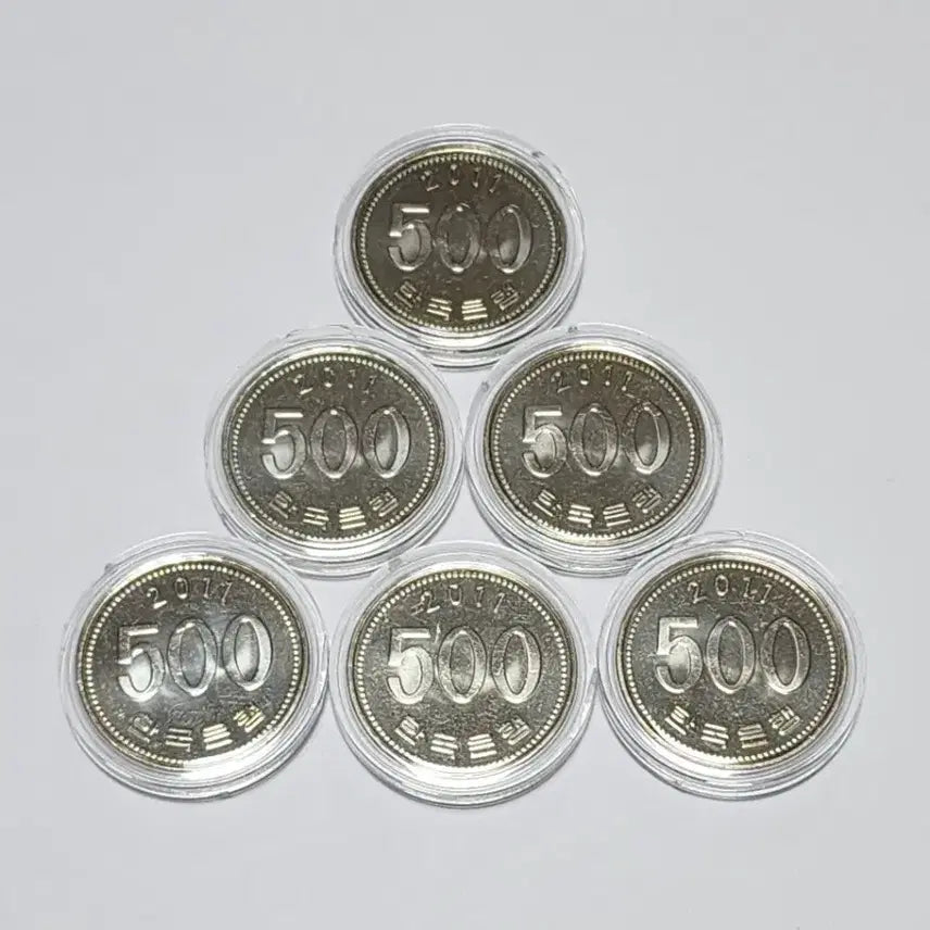 [BUNJANG] 2011 500 Won Coin Bundle (6 pieces) / 2011년 500원 주화