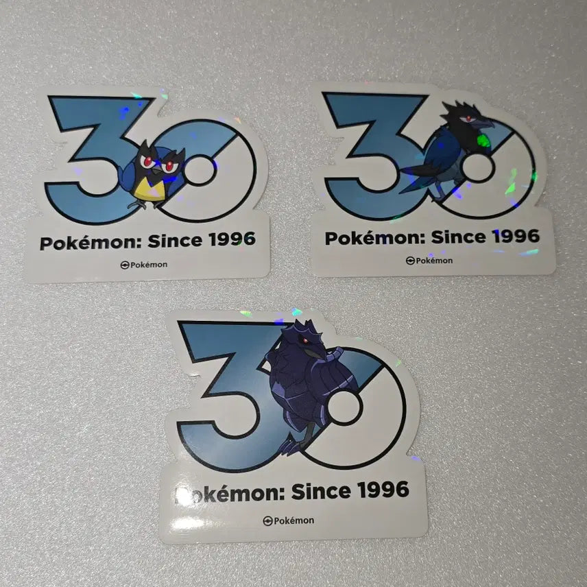 [BUNJANG] Pokemon 30th Anniversary Evolution Sticker Set / 포켓몬 30주년 로고 스티커 세트 판매