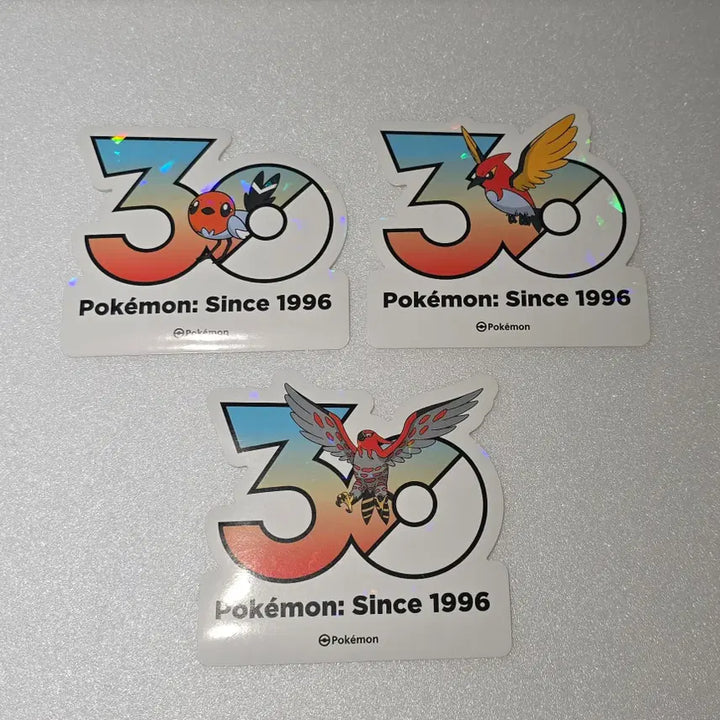 [BUNJANG] Pokemon 30th Anniversary Evolution Sticker Set / 포켓몬 30주년 로고 스티커 세트 판매