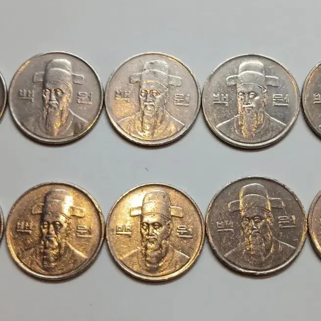 [BUNJANG] 1994 100 Won Coin Bundle (10 pieces) / 1994년 100원 동전 10개 일괄