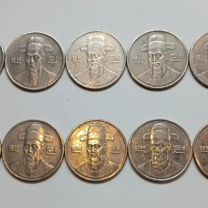 [BUNJANG] 1995 100 Won Coin Bundle Set (10 Coins) / 1995년 100원 10개 일괄