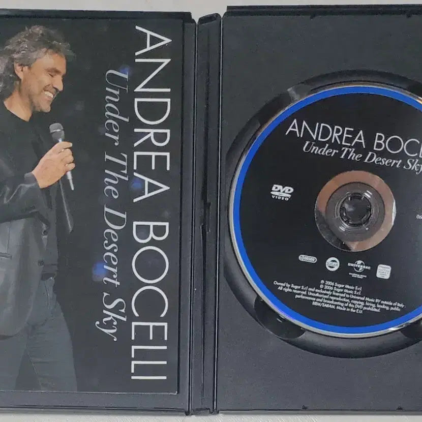 [BUNJANG] Andrea Bocelli Under The Desert Sky DVD / [DVD]안드레아 보첼리 공연 <Under The Desert Sky>