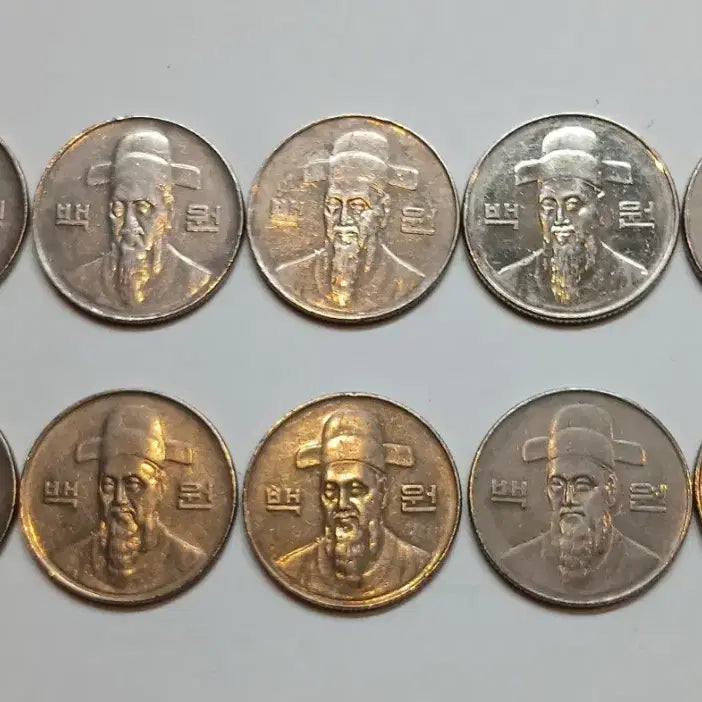 [BUNJANG] 1999 100 Won Coin Bundle Set (10 Coins) / 1999년 100원 동전 10개 일괄