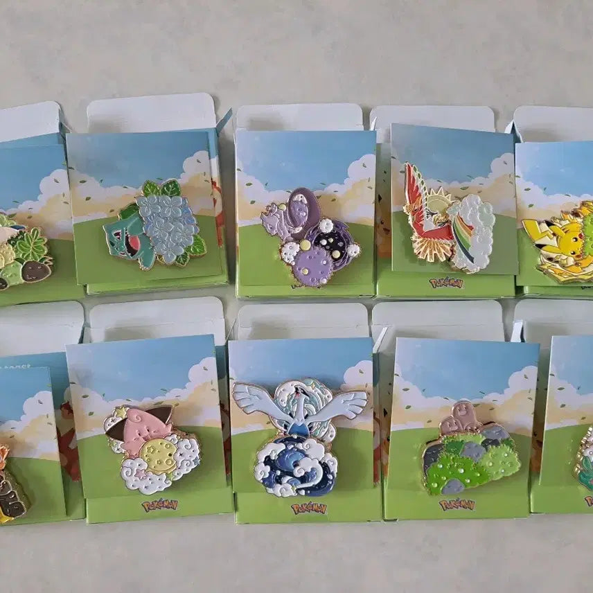 [BUNJANG] Isak Toast Pokemon Full Set Badges / 이삭토스트 포켓몬스터 뱃지 전종