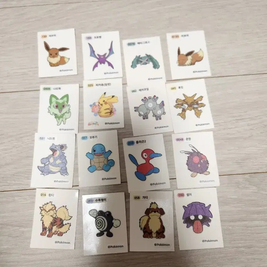 [BUNJANG] Pokemon Sticker Collection / 포켓몬스터 띠부띠부씰