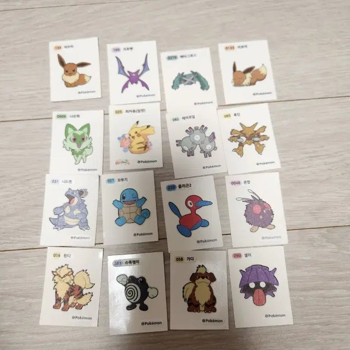 [BUNJANG] Pokemon Sticker Collection / 포켓몬스터 띠부띠부씰