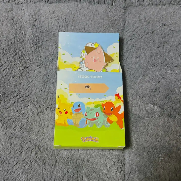 [BUNJANG] I Love Isaac Toast x Pokemon Badge Psyduck + Shopping Bag (Unsealed) / (개봉) 이삭토스트 x 포켓몬뱃지 삐 + 쇼핑백