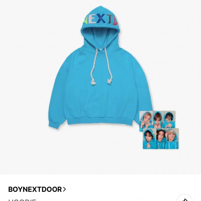 [SOLD OUT] 보이넥스트도어 원앤온리 후드티만 판매 양도