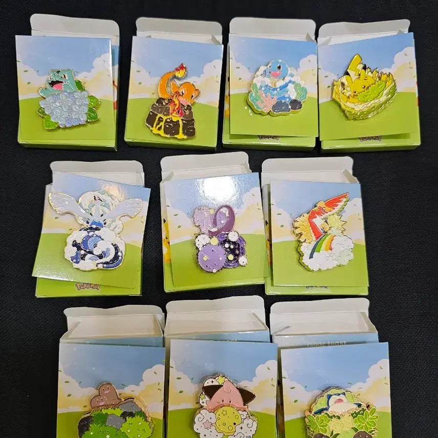 [BUNJANG] Isaac Toast Pokemon Badge Full Set / 이삭토스트 포켓몬 뱃지 전종