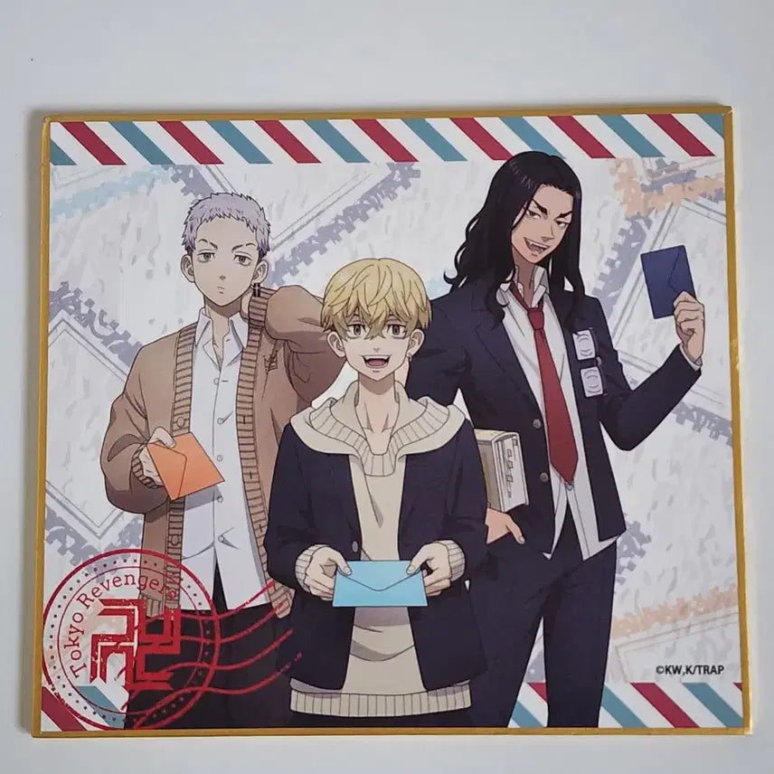 [BUNJANG] Tokyo Revengers Mitsuya, Baji Keisuke, Chifuyu Color Paper &amp; Acrylic Keychain Bundle Set / 일괄) 도쿄 리벤저스 미츠야 바지케이스케 치후유 색지 아크릴 키링 도리벤