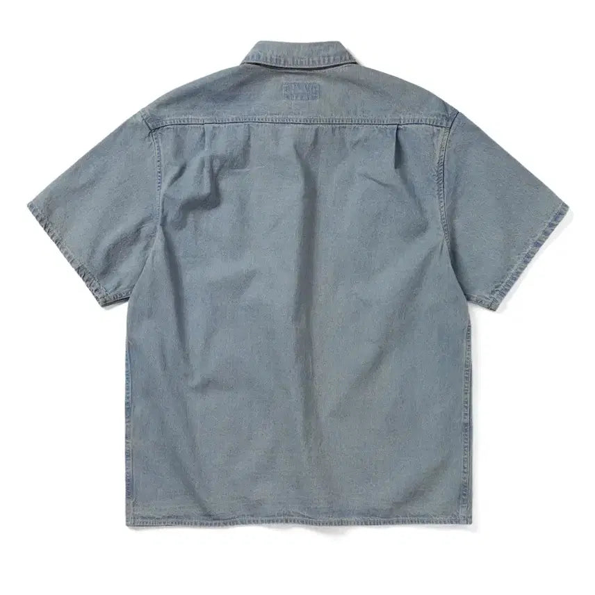 [BUNJANG] thisisneverthat Washed Denim Short Sleeve Shirt L / 디네댓 워시드 데님 셔츠 L (새상품)