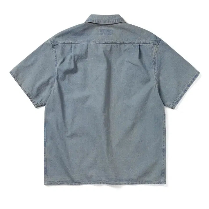 [BUNJANG] thisisneverthat Washed Denim Short Sleeve Shirt L / 디네댓 워시드 데님 셔츠 L (새상품)