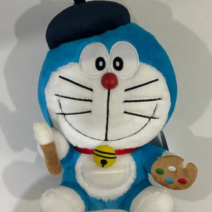 [BUNJANG] Doraemon Artist Plush Doll / [새상품] 도라에몽 화가 인형