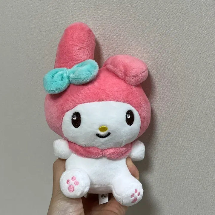 [BUNJANG] My Melody Pink Plush Keychain / 마이멜로디 인형 핑크 키링
