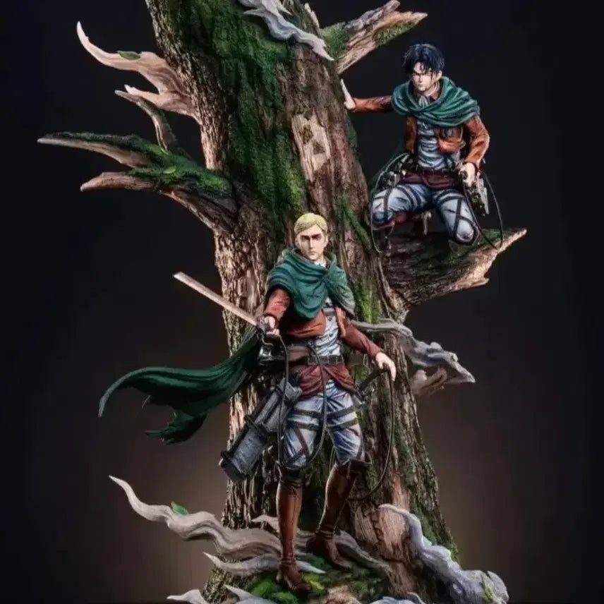 [BUNJANG] Hertz Ervin &amp; Levi Resin Statue / Hertz 헤르츠 엘빈 &amp; 리바이 레진 구매합니다.