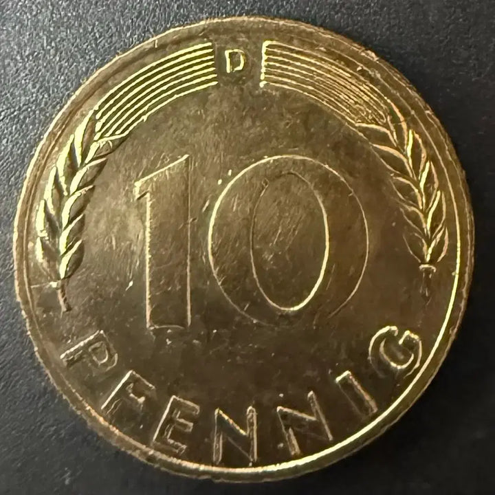 [BUNJANG] 1950 Germany 10 Pfennig Coin / 1950년 독일 10페니히 동전 w1530