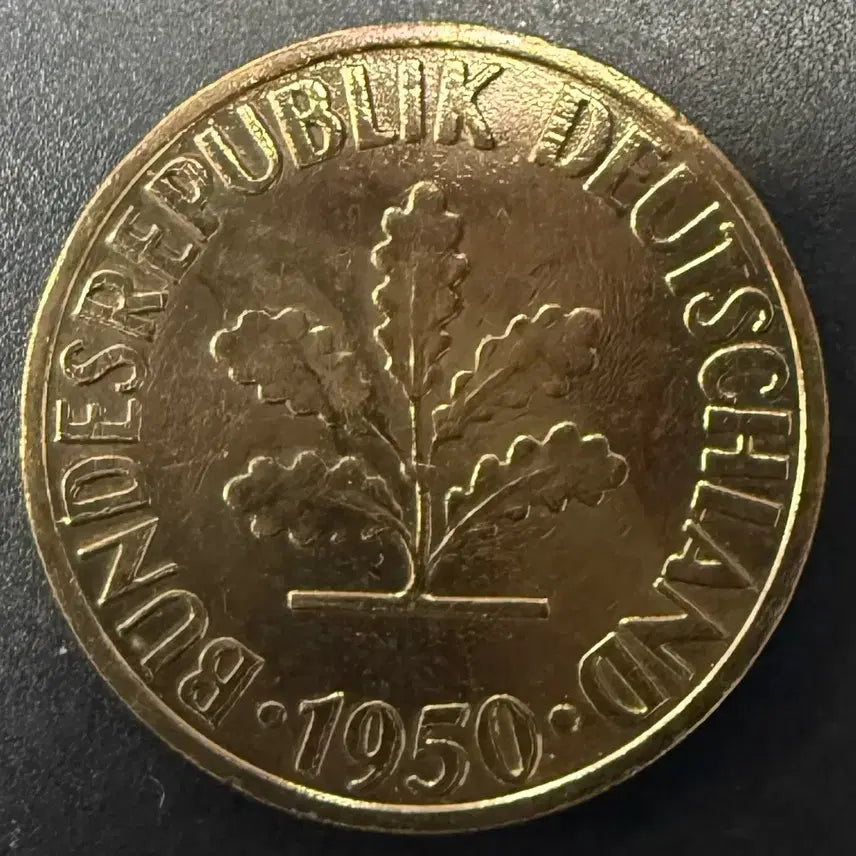 [BUNJANG] 1950 Germany 10 Pfennig Coin / 1950년 독일 10페니히 동전 w1530