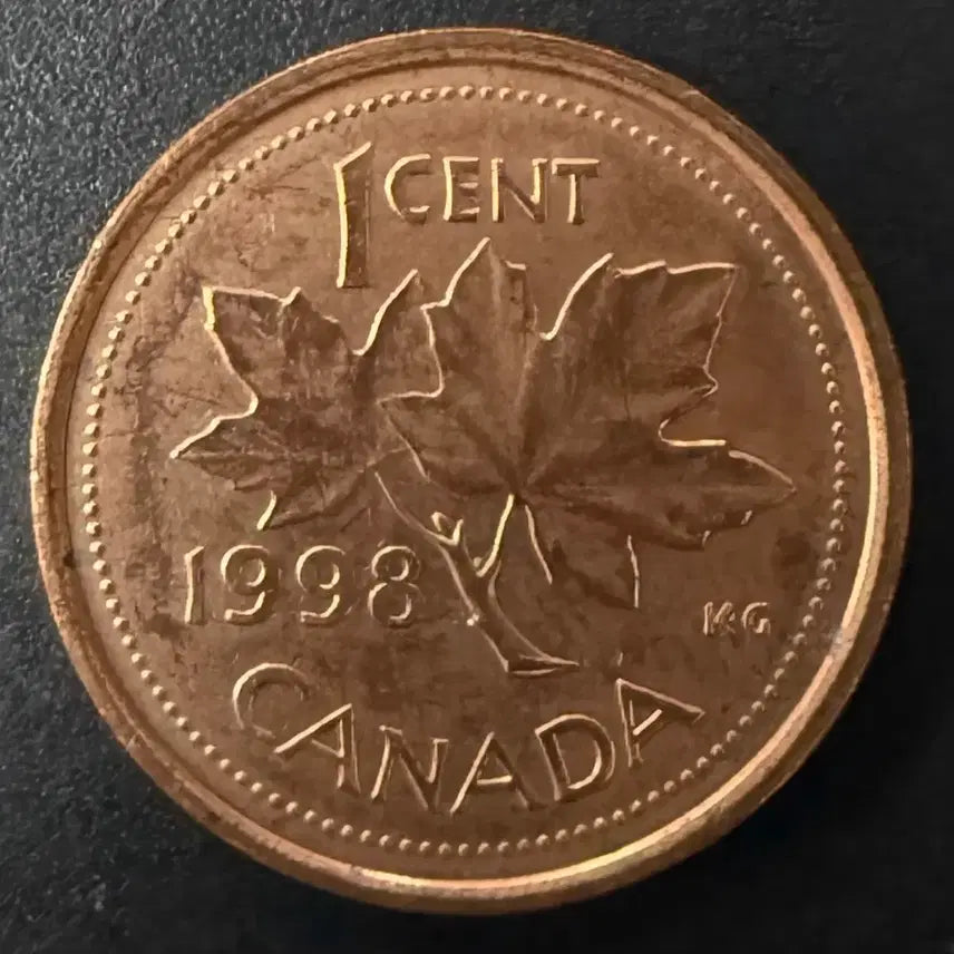 [BUNJANG] 1998 Canada 1 Cent Coin / 1998년 캐나다 1센트 동전 w1531
