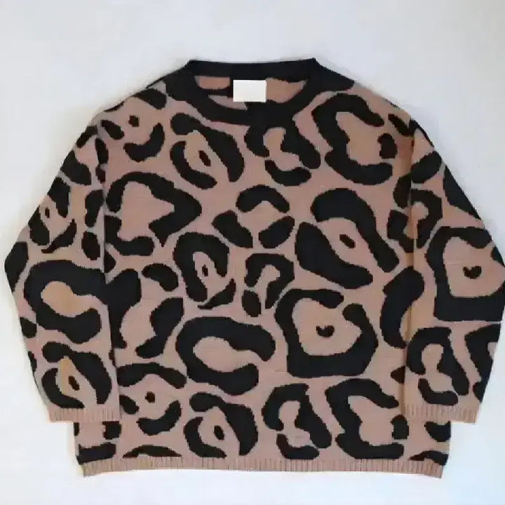 [BUNJANG] Neon Sign Leopard Knit (Masaki Suda Worn) / neon sign 레오파드 니트 스다마사키 스다 마사키 착용 네온사인