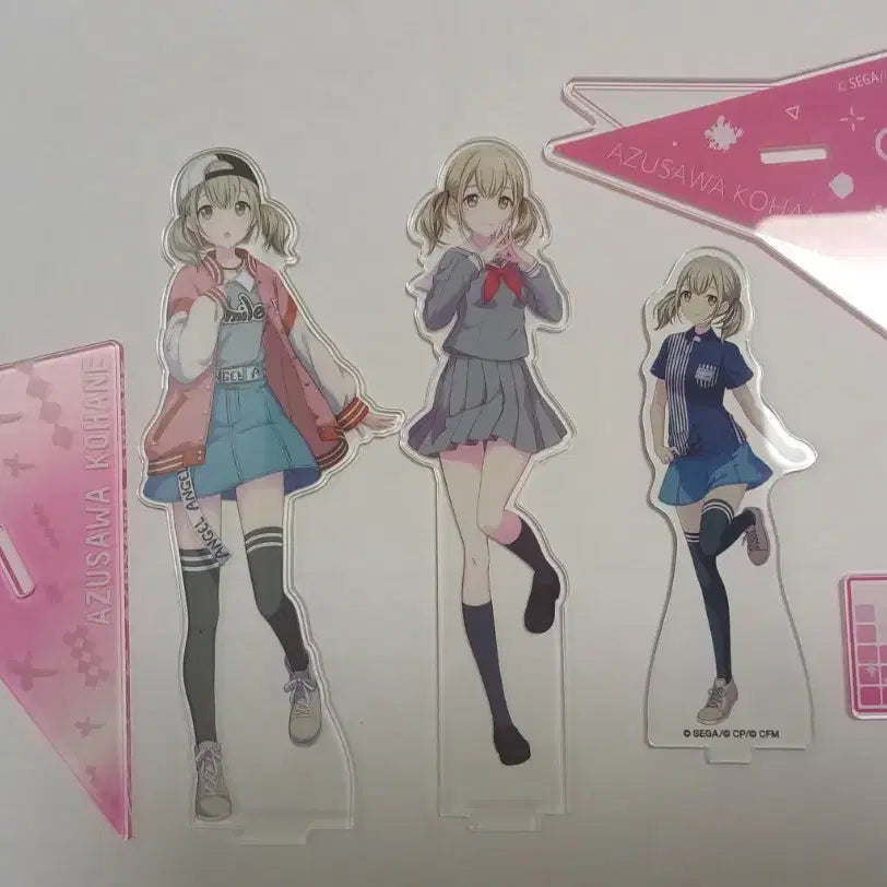 [BUNJANG] Azusawa Kohane 3-Piece Acrylic Stand Bundle / 아즈사와 코하네 아크릴 스탠드 3종 일괄