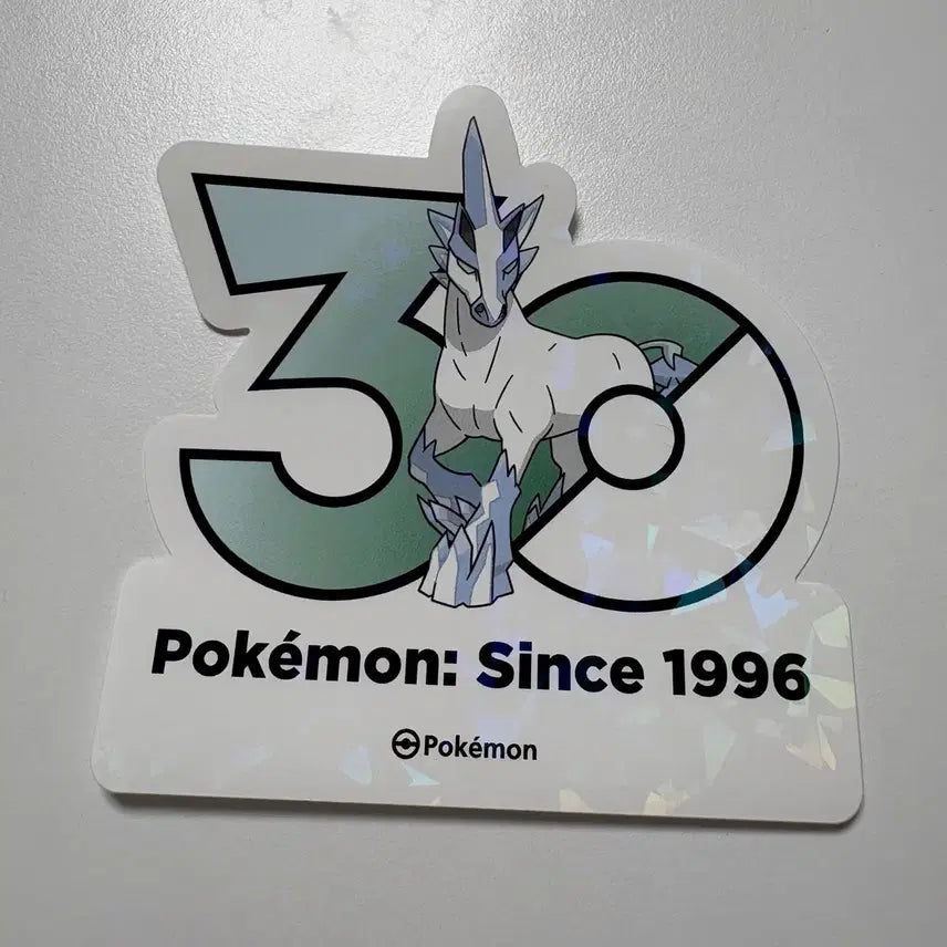 [BUNJANG] Pokemon 30th Anniversary Logo Sticker Blizzard Force / 포켓몬 30주년 로고스티커 블리자포스
