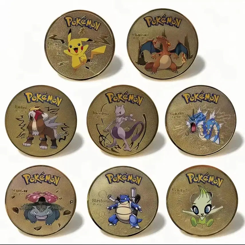 [BUNJANG] Pokemon 8-Type Commemorative Coin Set / 포켓몬 기념주화 8종 팝니다