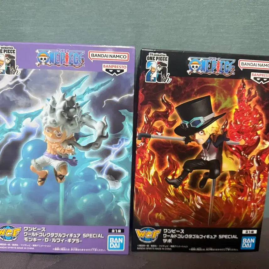 [BUNJANG] One Piece World Collectable Gear 5 Luffy Sabo Bundle Set / 원피스 월드콜렉터블 기어5 루피 사보 일괄판매