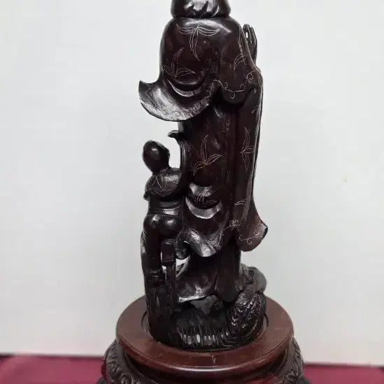 [BUNJANG] Wooden Statue of Avalokitesvara and Sudhana / *목조 관세음보살 선재동자 입상