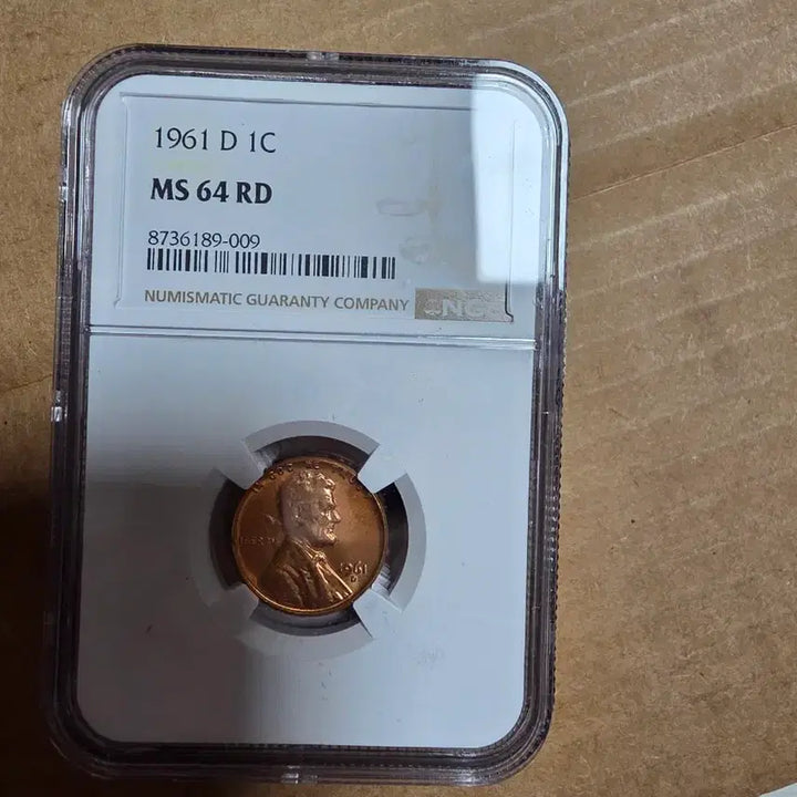 [BUNJANG] 1961 D Lincoln Cent Penny MS64 RD / 링컨페니 1691년