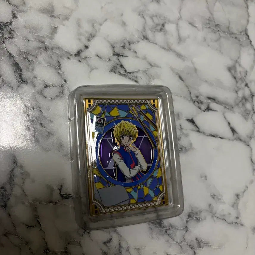 [BUNJANG] Hunter x Hunter Kurapika Glass Card / 헌터헌터 글라스 카드 크라피카