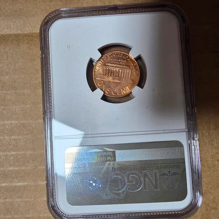 [BUNJANG] 1955 Lincoln Wheat Cent Coin MS 65 RD / 1955년65RD