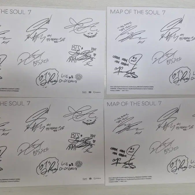 [BUNJANG] BTS MAP OF THE SOUL: 7 Postcard Bundle Set / 엽서  BTS-MAP OF THE SOUL:7