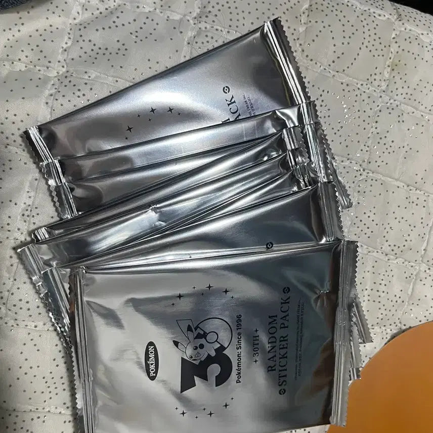 [BUNJANG] Pokemon 30th Anniversary Logo Sticker Pack (Last 10 Packs, Sealed) / 마지막 10팩 포켓몬 30주년 로고스티커 미개봉