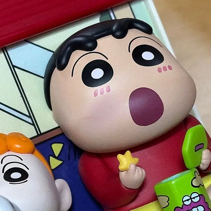 [BUNJANG] Crayon Shin-chan Magnet Frame Figure / 짱구 마그넷 액자 피규어