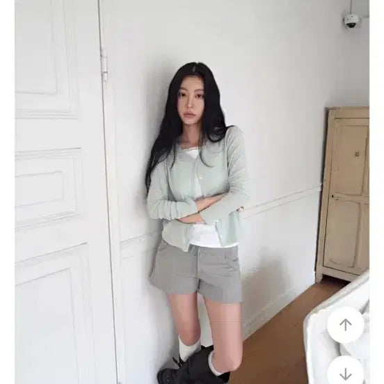[BUNJANG] Frommuse Mint Cardigan / 에이블리 민트 가디건 프롬뮤즈