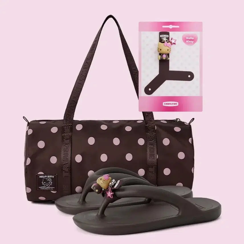 [BUNJANG] TohnTo Sanrio Hello Kitty Tan Bag Set / 토앤토 산리오 탠 헬로키티 250 가방 세트