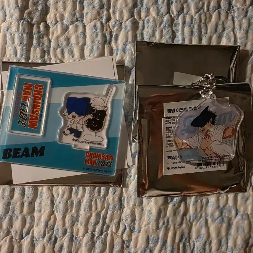 [BUNJANG] Chainsaw Man Beam Cafe Collaboration Goods (Opened) / 급처) 체인소맨 빔 카페 콜라보 굿즈