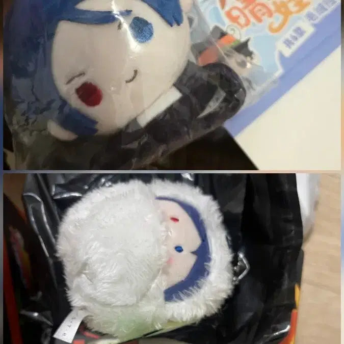[BUNJANG] Katekyo Hitman Reborn! Mukuro Rokudo Plush Doll, Teru Teru Bozu Badge, and Acrylic Stand Set / 가정교사히트맨리본 가히리 무쿠로 테루테루보즈 타피누이 일괄로팔아요