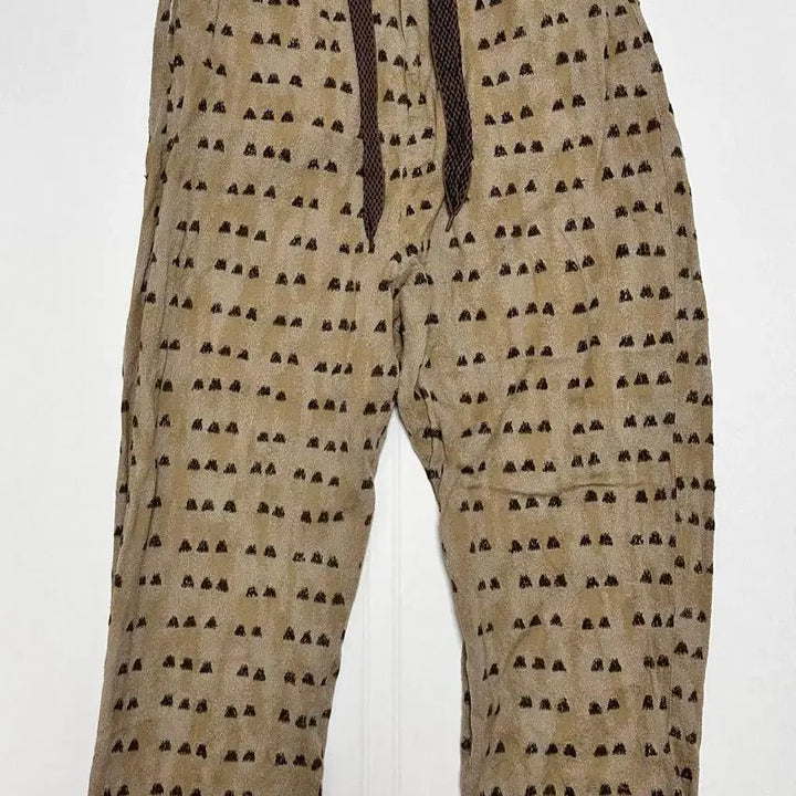 [BUNJANG] Kapital Cotton Easy Pants Iris Print Beige / 2) 캐피탈 코튼 이지 팬츠 아이리스 프린트 베이지