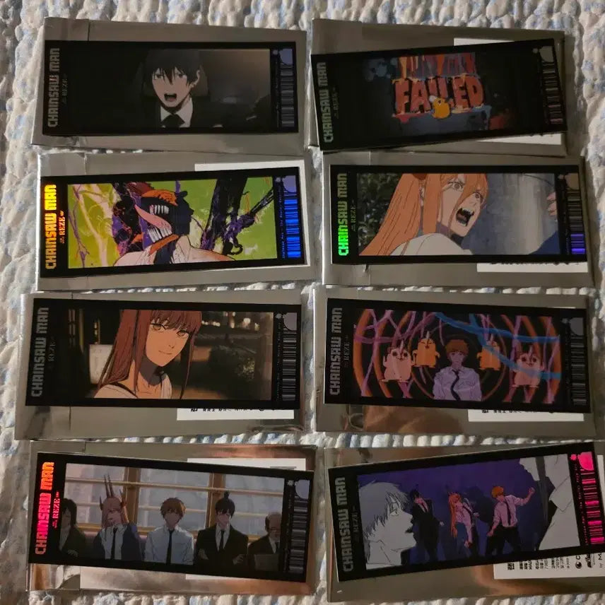 [BUNJANG] Chainsaw Man MAPPA Pop-up Random Ticket Bundle Set / 급처) 마지막내림) 체인소맨 마파 팝업 랜덤티켓 일괄