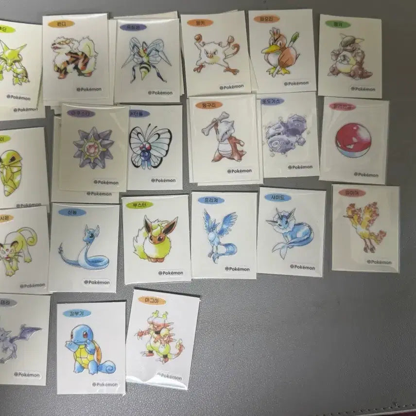 [BUNJANG] Pokemon 30th Anniversary Sticker Collection / 포켓몬스터 아트워크 30주년 띠부씰 교환 및 판매