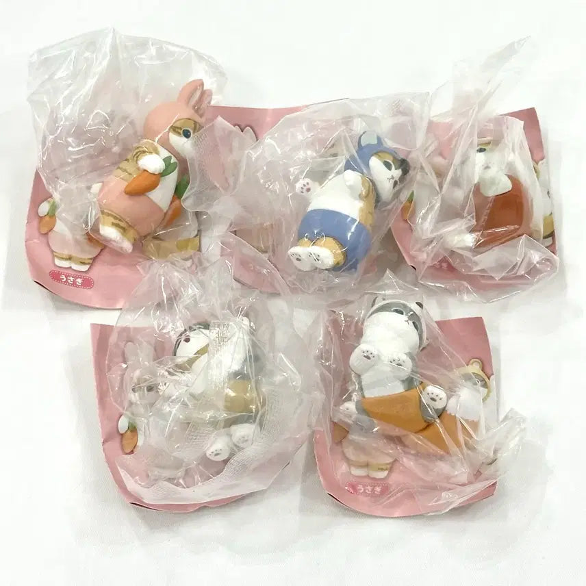 [BUNJANG] Mofu Sand Nyanpangz Figure 5-Piece Full Set Bundle / 모후샌드 가챠 냥팡츠 피규어 5종 풀세트 일괄