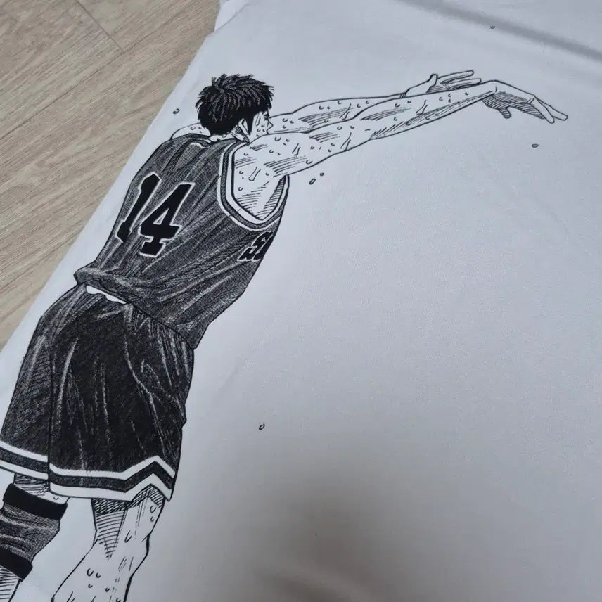 [BUNJANG] Slam Dunk Hisashi Mitsui Loop T-Shirt (L) / 슬램덩크 슬덩 LOOP 정대만 미츠이 히사시 반팔 티셔츠 L