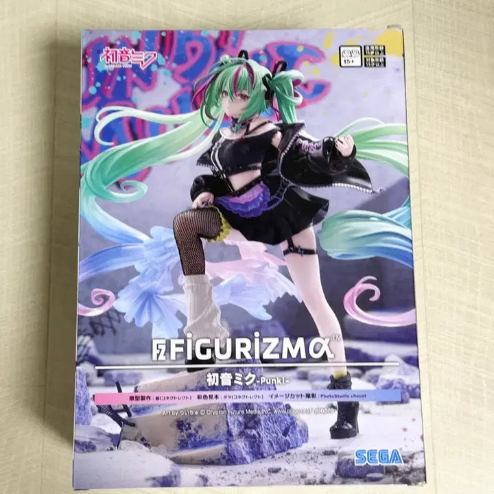 [BUNJANG] Miku Punk Figure Figureism (Sealed) / 미개봉) 펑크 미쿠 피규어 피규어리즘