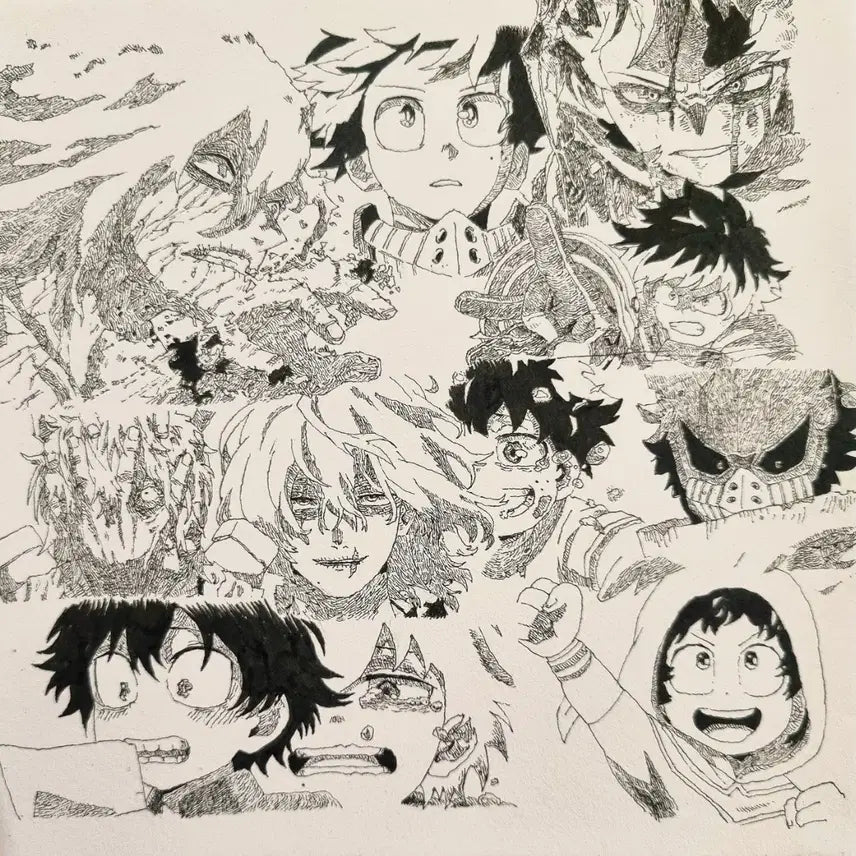[BUNJANG] Custom Paper Panel Art Commission (Size 2) / 2호 종이 판넬 애니 그림 제작 의뢰