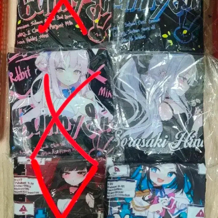[BUNJANG] Blue Archive Toki, Hina, Aris T-Shirt (Sealed) / 블루아카이브 토키,히나,아리스 티셔츠 미개봉