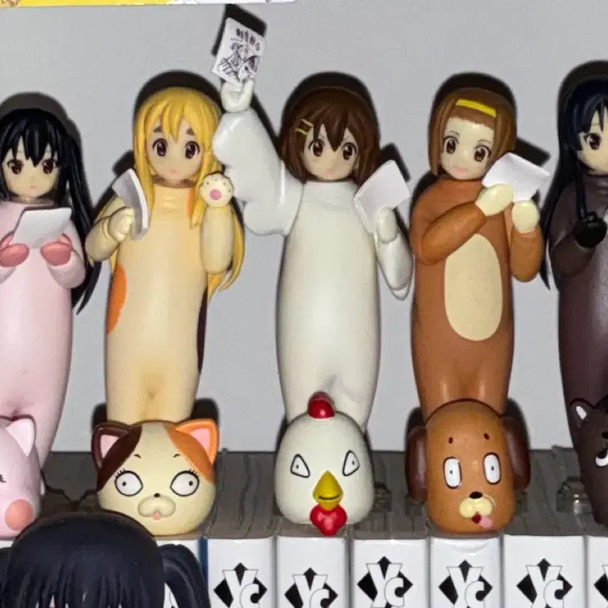[BUNJANG] K-ON! Kigurumi Animal Head Figure Set / 케이온 키구루미 동물탈 피규어 세트