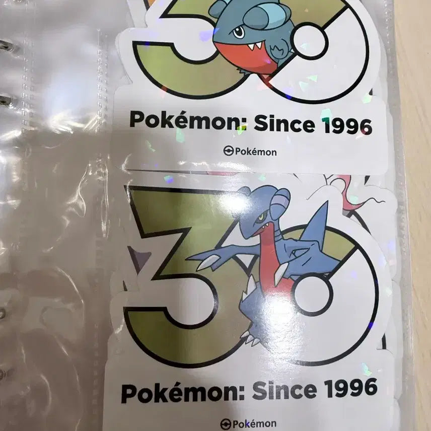 [BUNJANG] Pokemon 30th Anniversary Logo Sticker - Wooper &amp; Quagsire / 포켓몬 30주년 로고 스티커 딥상어동 한바이트