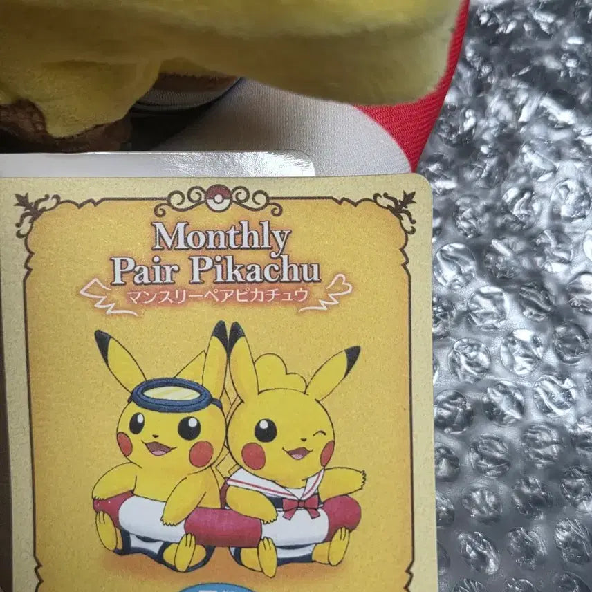 [BUNJANG] Pokemon Center Monthly Fair Pikachu Plush 2016 July Limited Edition / 택포 8) 포켓몬센터 먼슬리 페어 피카츄 인형 2016.07 한정판